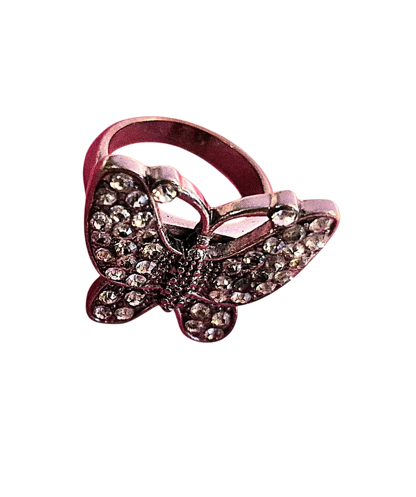 Sparkle Butterfly Ring * - photo 3