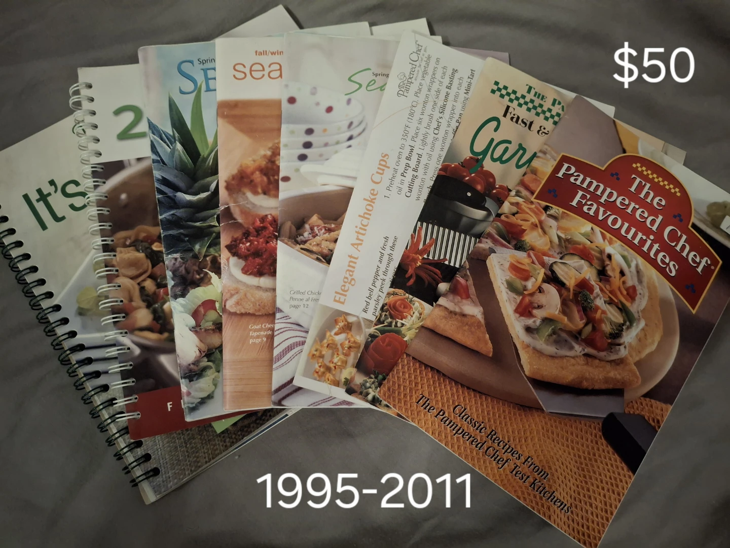 The Pampered Chef cook books