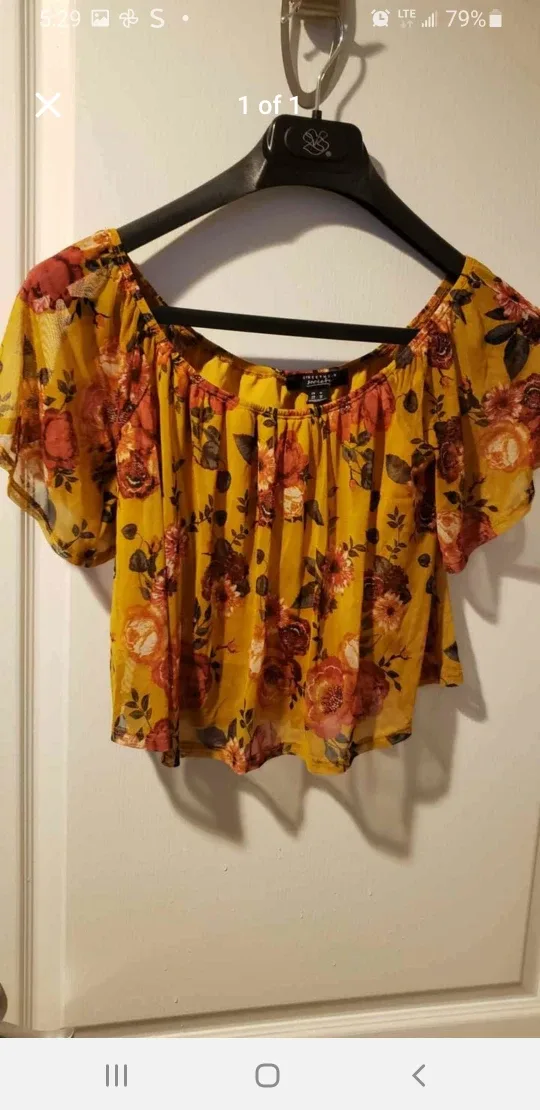 Maurices Floral Off-Shoulder Top