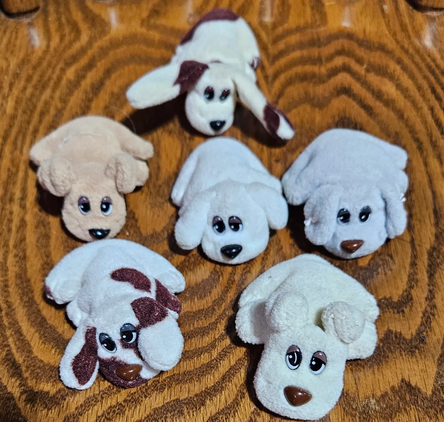 Toy Plush Puppies - Set of 6