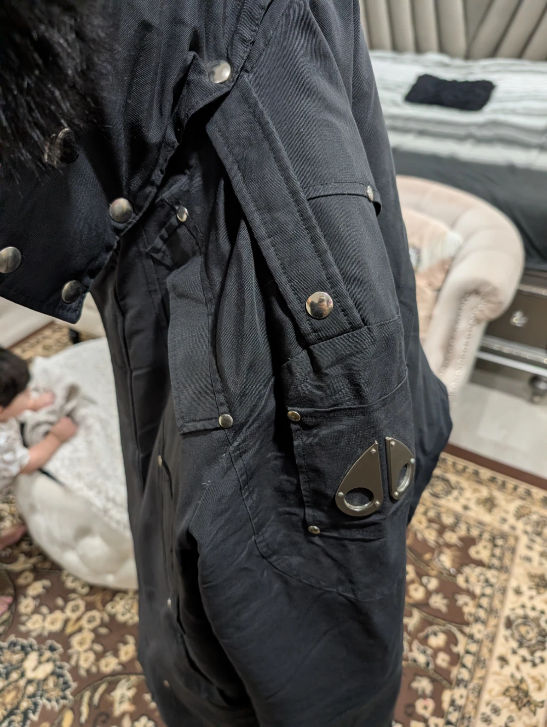 Moose Knuckles Down Filled Black Jacket - photo 2