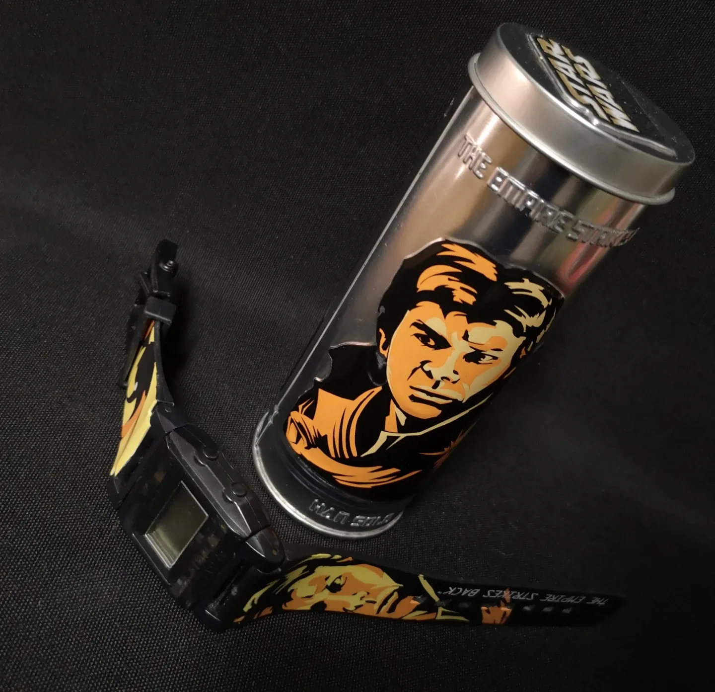 2005 Lucasfilm Ltd. Boba Fett + Han Solo ~ Star Wars Watch image indicator(6)