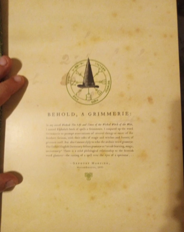 Wicked The Grimmerie Book - photo 3