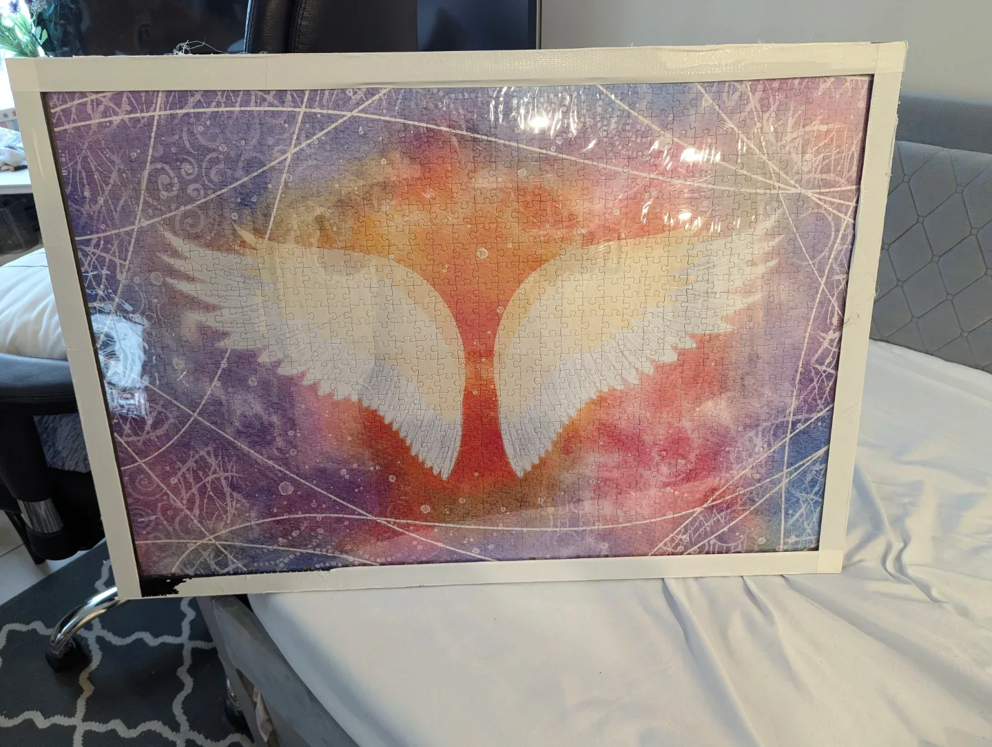 Framed Angel Wings Jigsaw Puzzle image indicator(3)