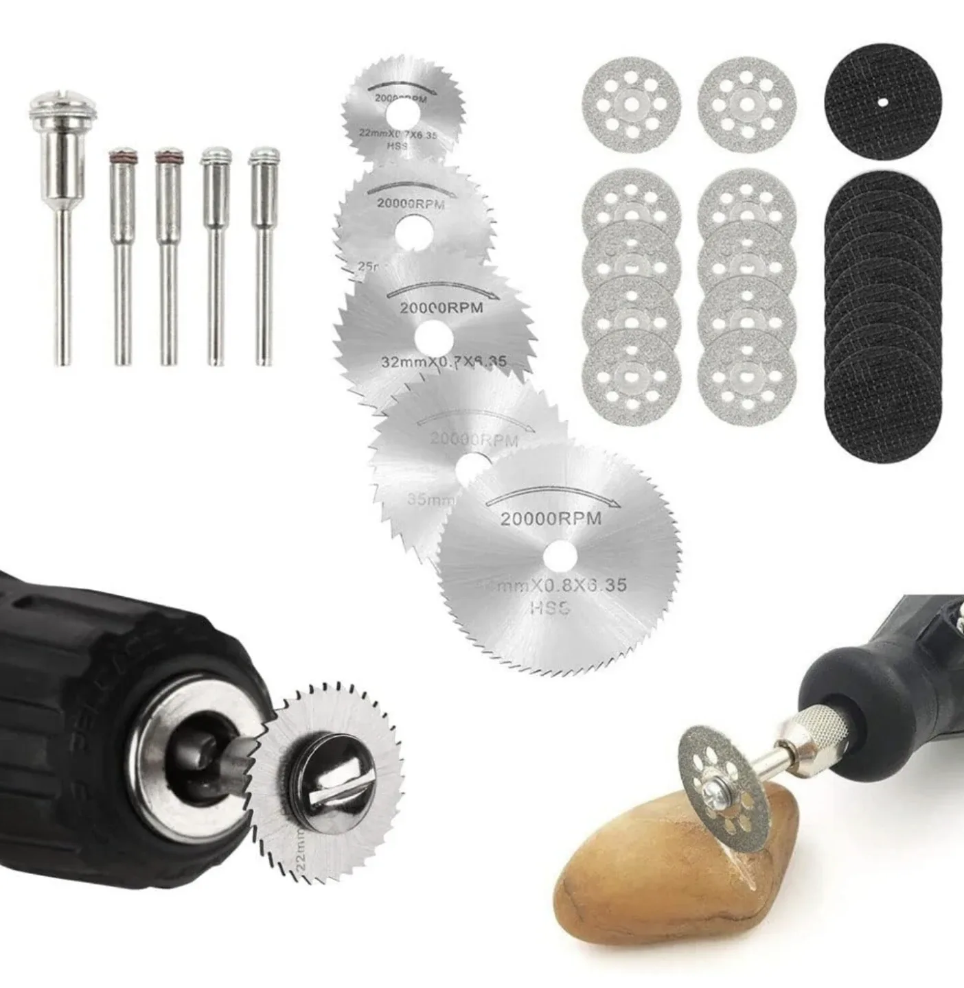 Rotary Tool Cutting Disc Set image indicator(3)