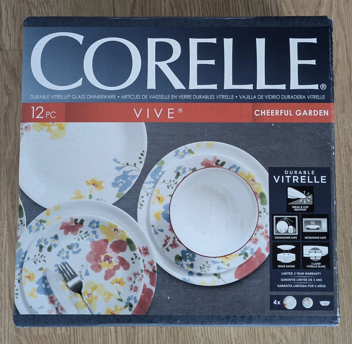 Corelle 12-Piece Dinnerware Set