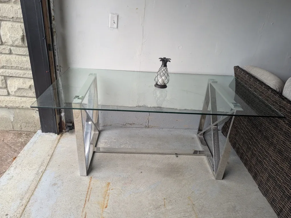 Glass Top Table
