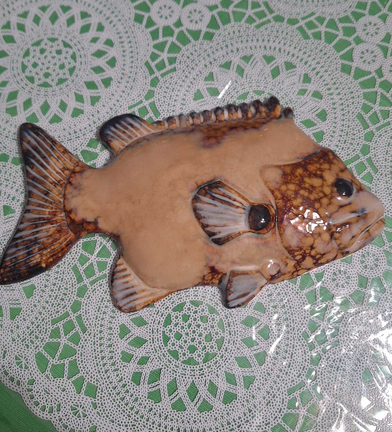Vintage Ceramic Fish Wall Decor - Set of 2 - photo 2