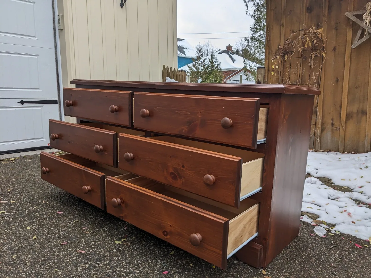 6 Drawer Lowboy Dresser in Solid Pine image indicator(3)