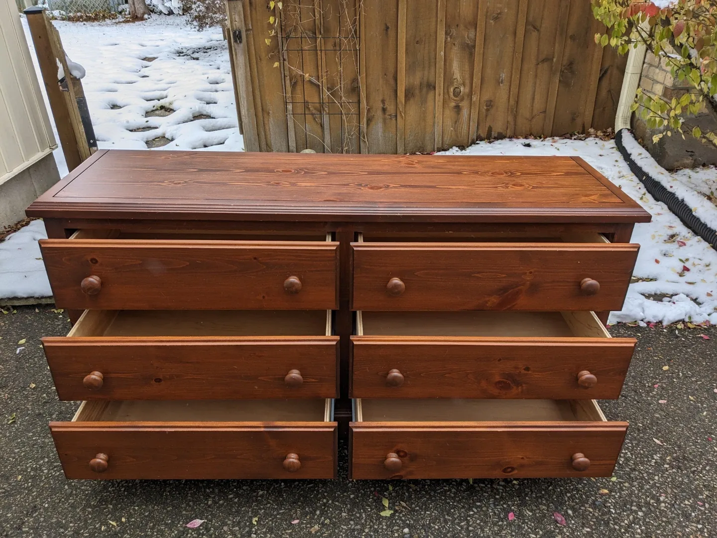 6 Drawer Lowboy Dresser in Solid Pine image indicator(4)