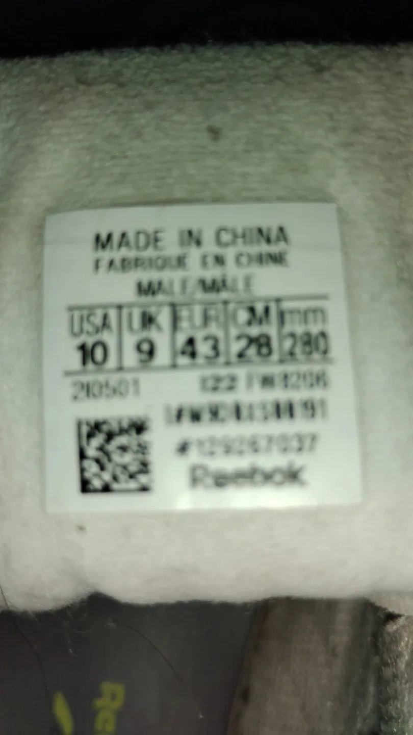 Reebok Classic White Sneakers - Size 10 image indicator(4)