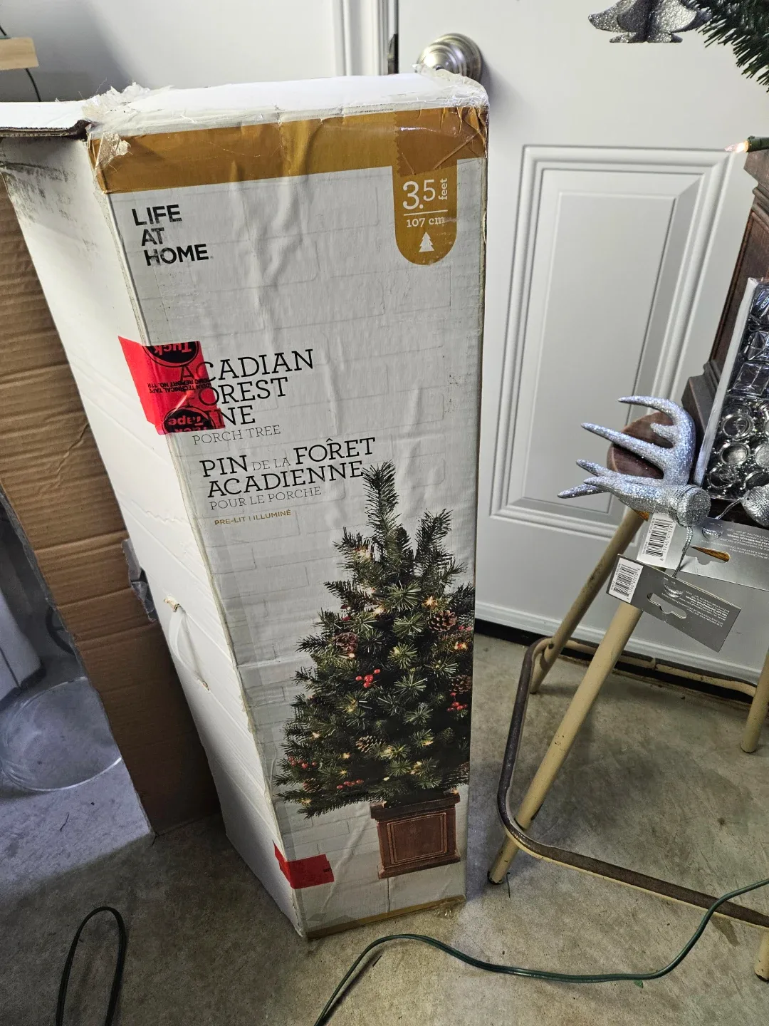 Life at Home Acadian Forest Pre-Lit Tree image indicator(2)