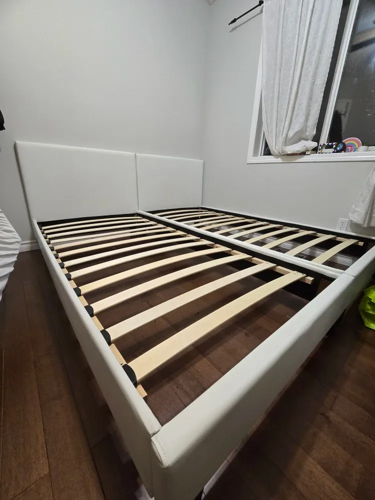 White 2 single Bed Frame image indicator(4)