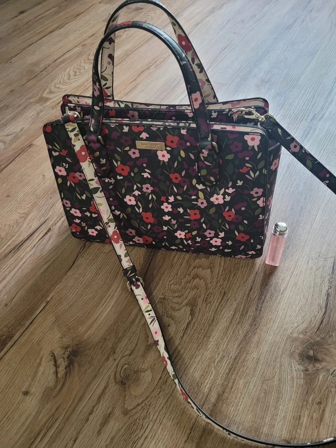 Kate Spade Floral Satchel Handbag image indicator(6)