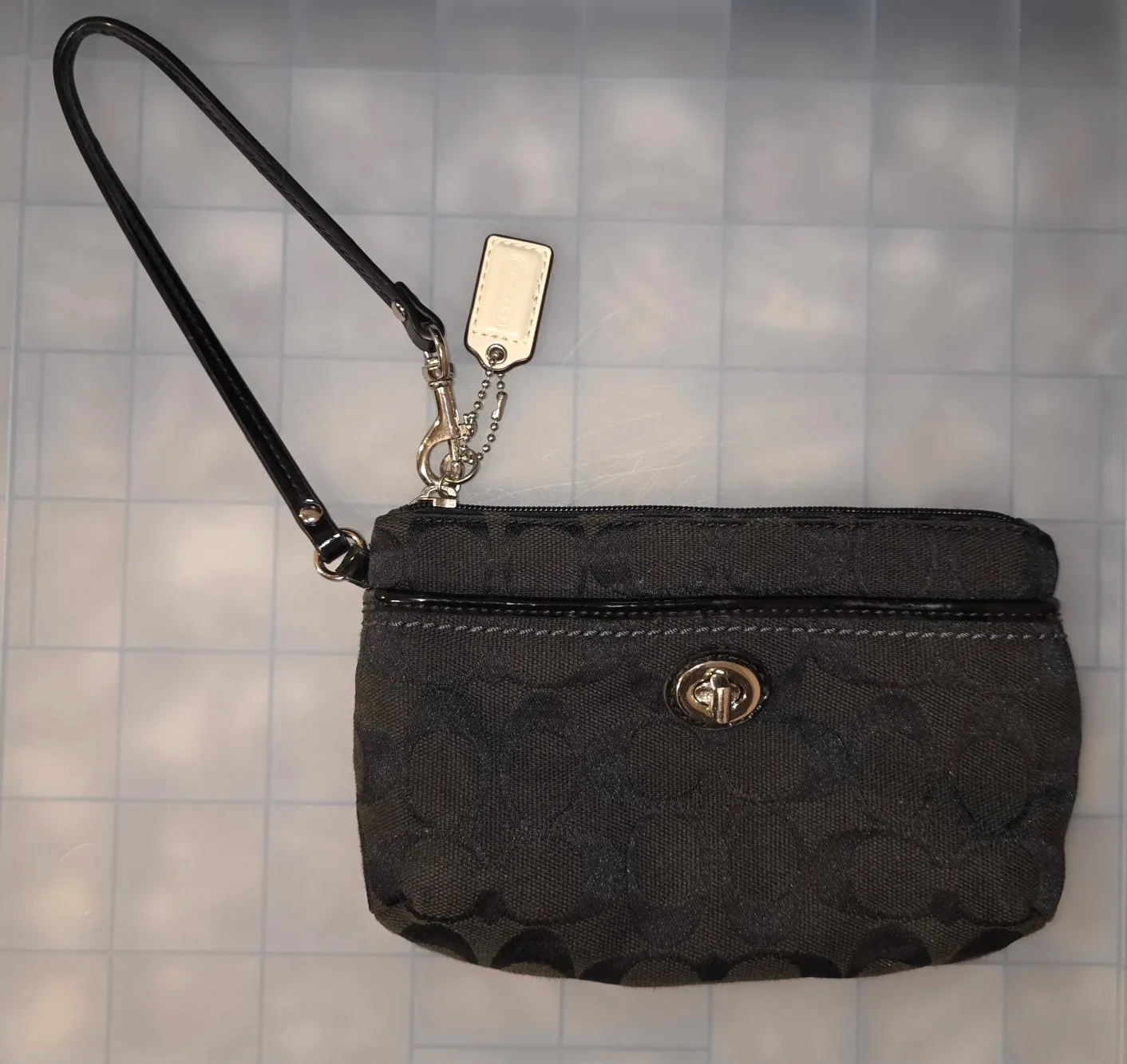 Coach Wristlet Black
