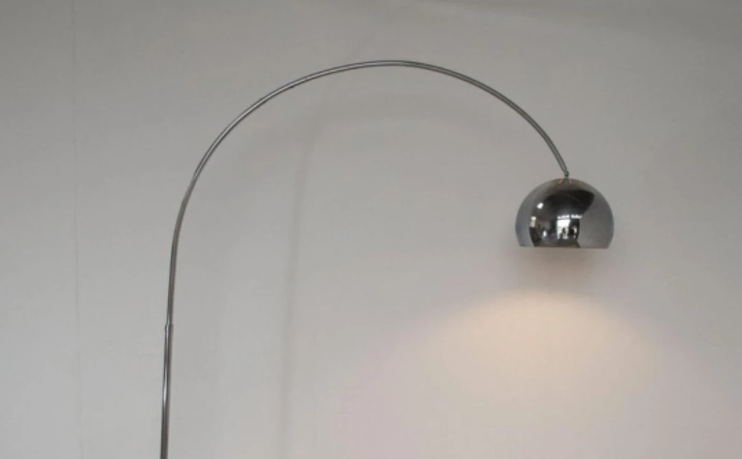 Arc Floor Lamp - Silver Finish