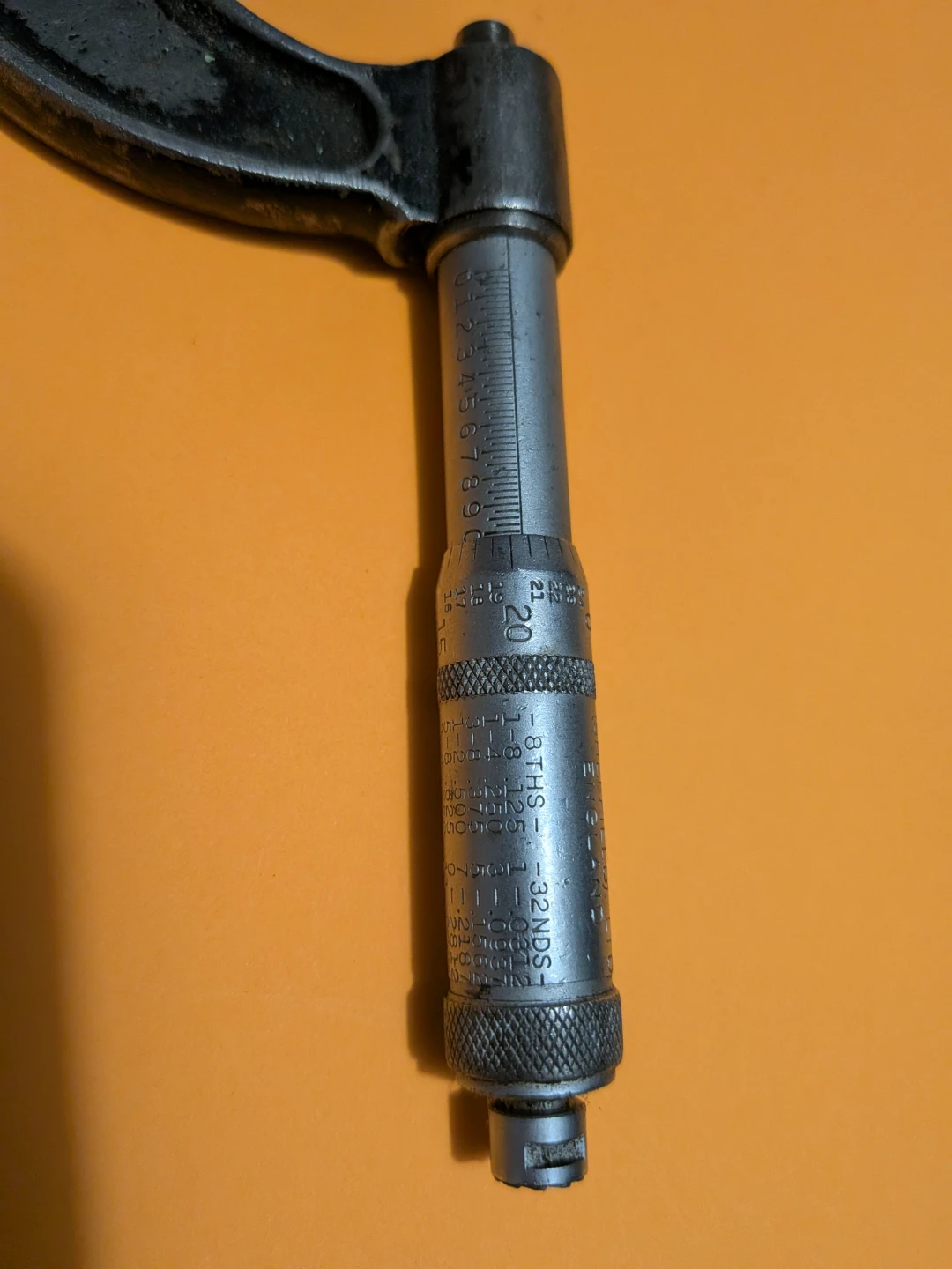 Vintage Moore & Wright Micrometer 1"-2" - photo 2