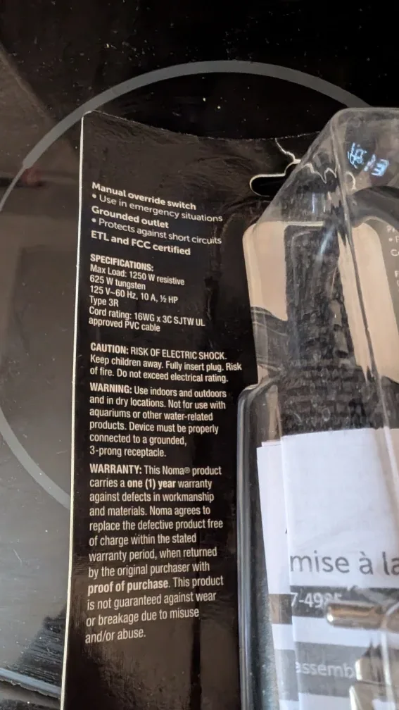 New NOMA Photocell Timer with Countdown image indicator(2)