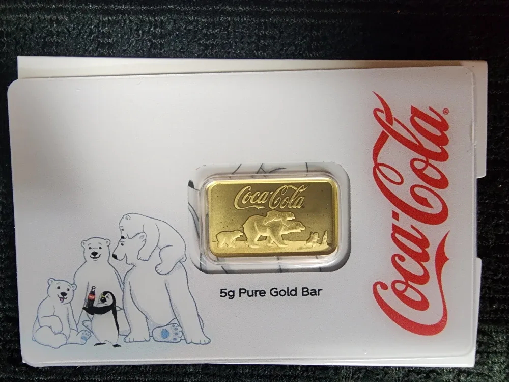 Coca-Cola PAMP 5g Pure Gold Bar