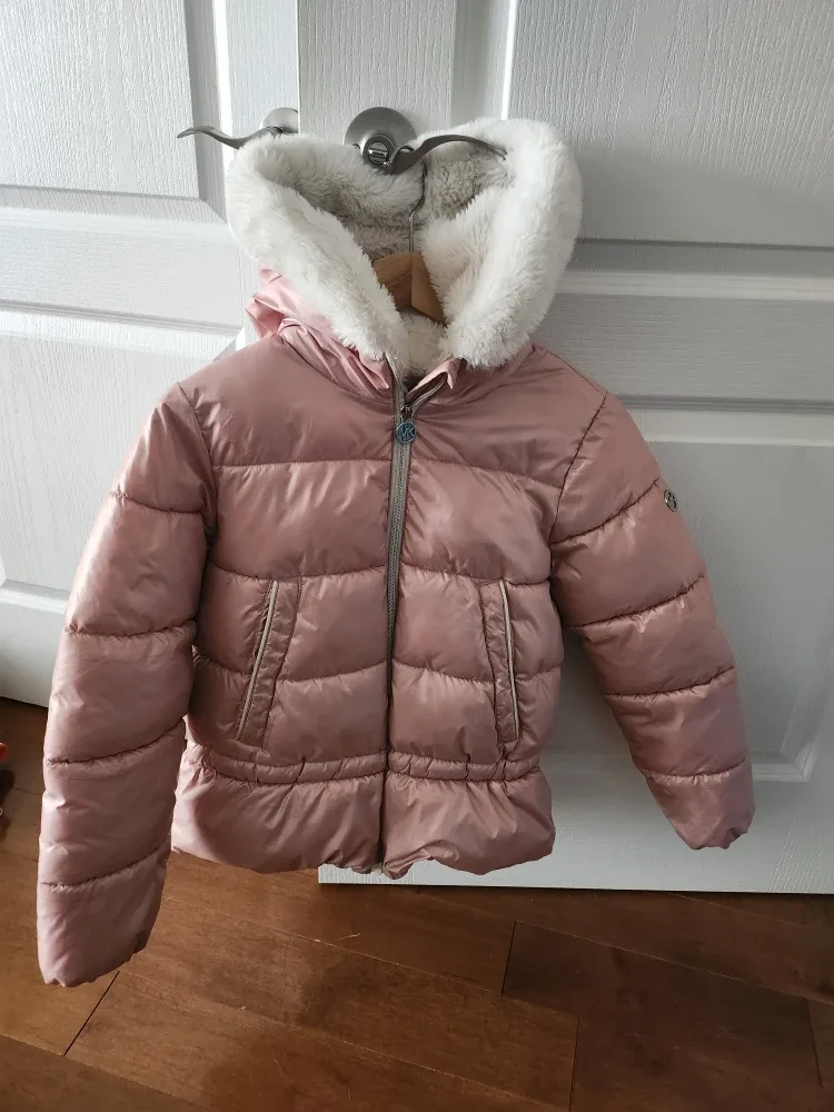 Michael Kors Pink Puffer Jacket - Size 14 image indicator(2)