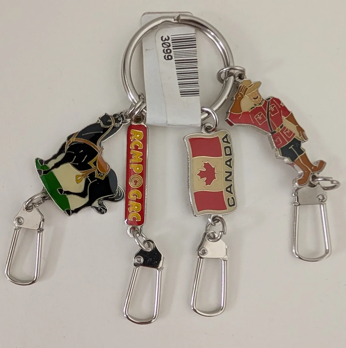 Canadian Souvenir Mountie Keychain
