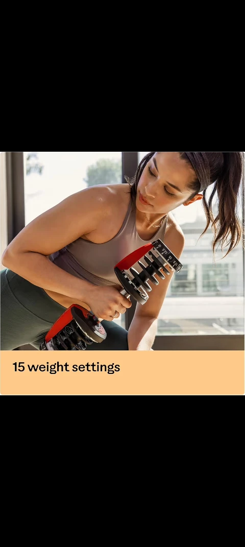 Bowflex SelectTech Adjustable Dumbbells - Set of 2 - photo 3