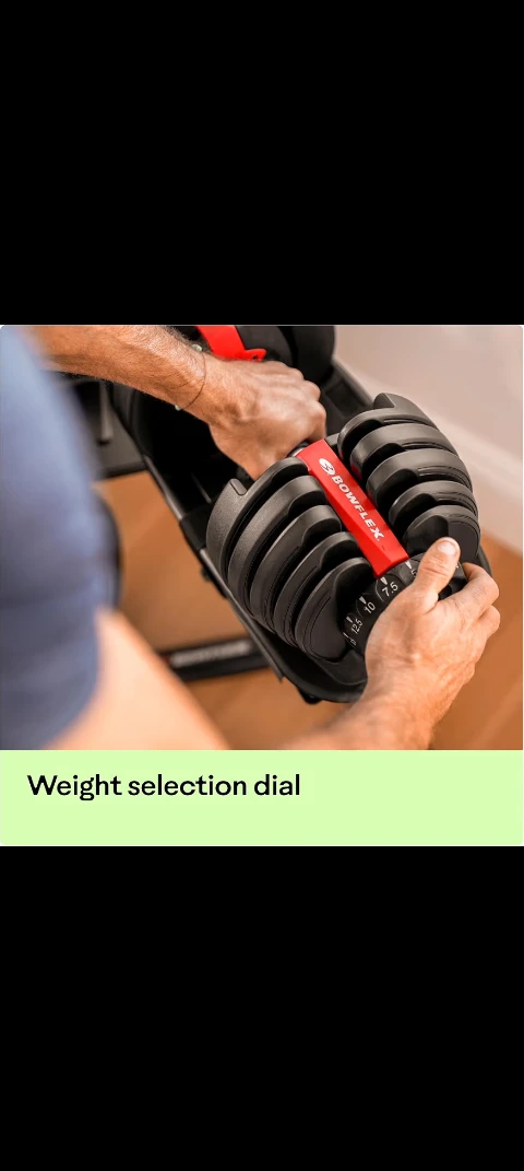 Bowflex SelectTech Adjustable Dumbbells - Set of 2 - photo 5