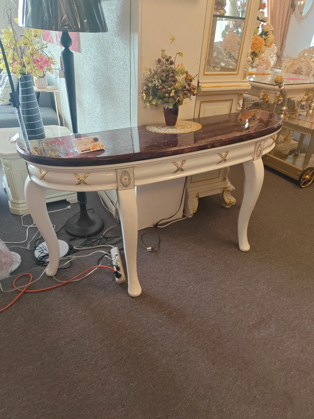 Marble Top Console Table thumbnail