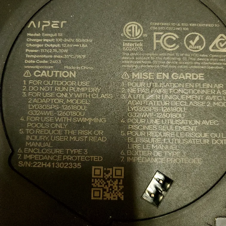 Aiper Seagull SE Cordless Robotic Pool Cleaner - Brand New! image indicator(5)