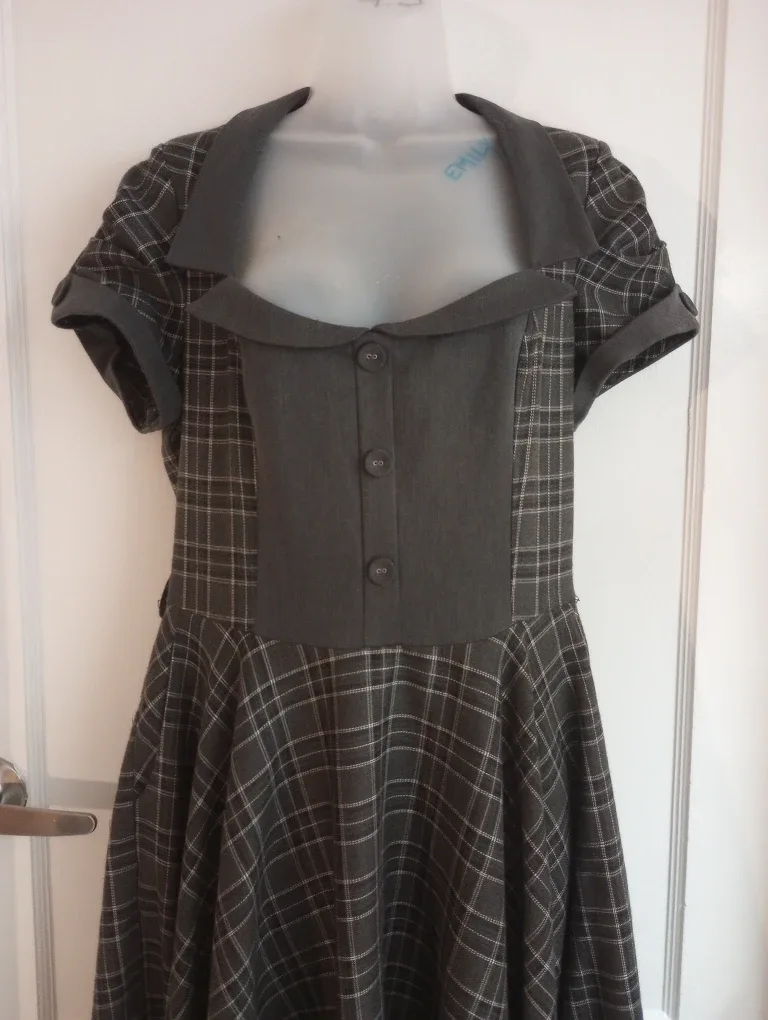 Worn Once Voodoo Vixen Pin-Up Rockabilly Dress image indicator(2)