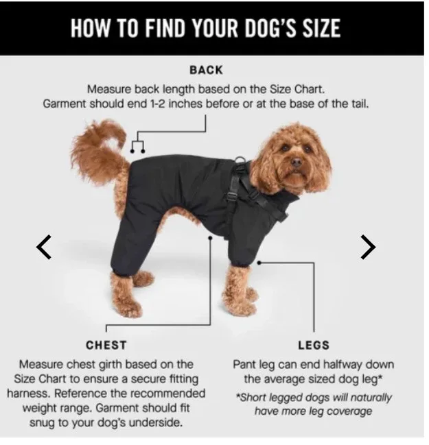 Canada Pooch Harness Dog Rain suit & Snowsuit Size 22 image indicator(7)