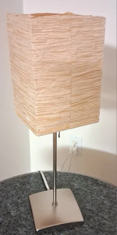 Modern Table Lamp with Square Shade