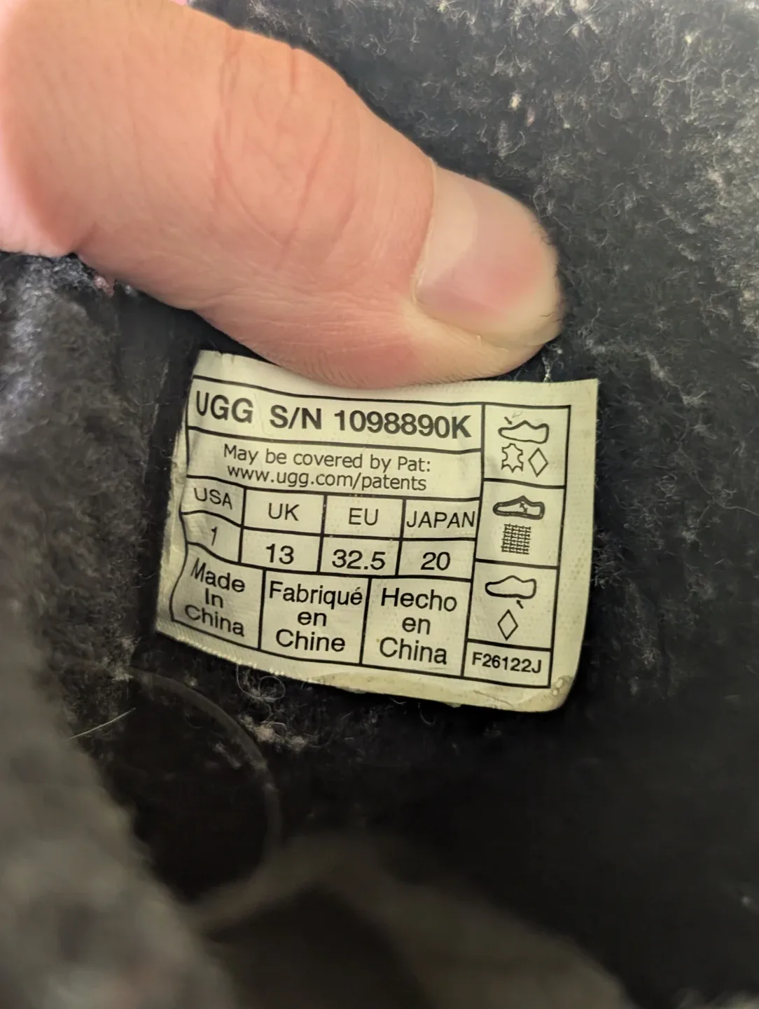 UGG Waterproof Leather Boots - Size 1 (Youth) image indicator(4)