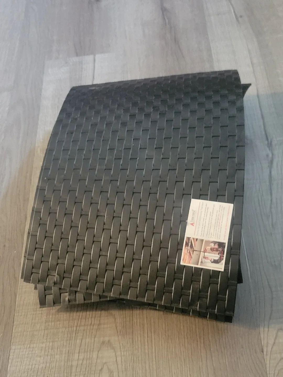 Magnetic Black Basketweave Tree Nest Skirt. Christmas Decor image indicator(6)