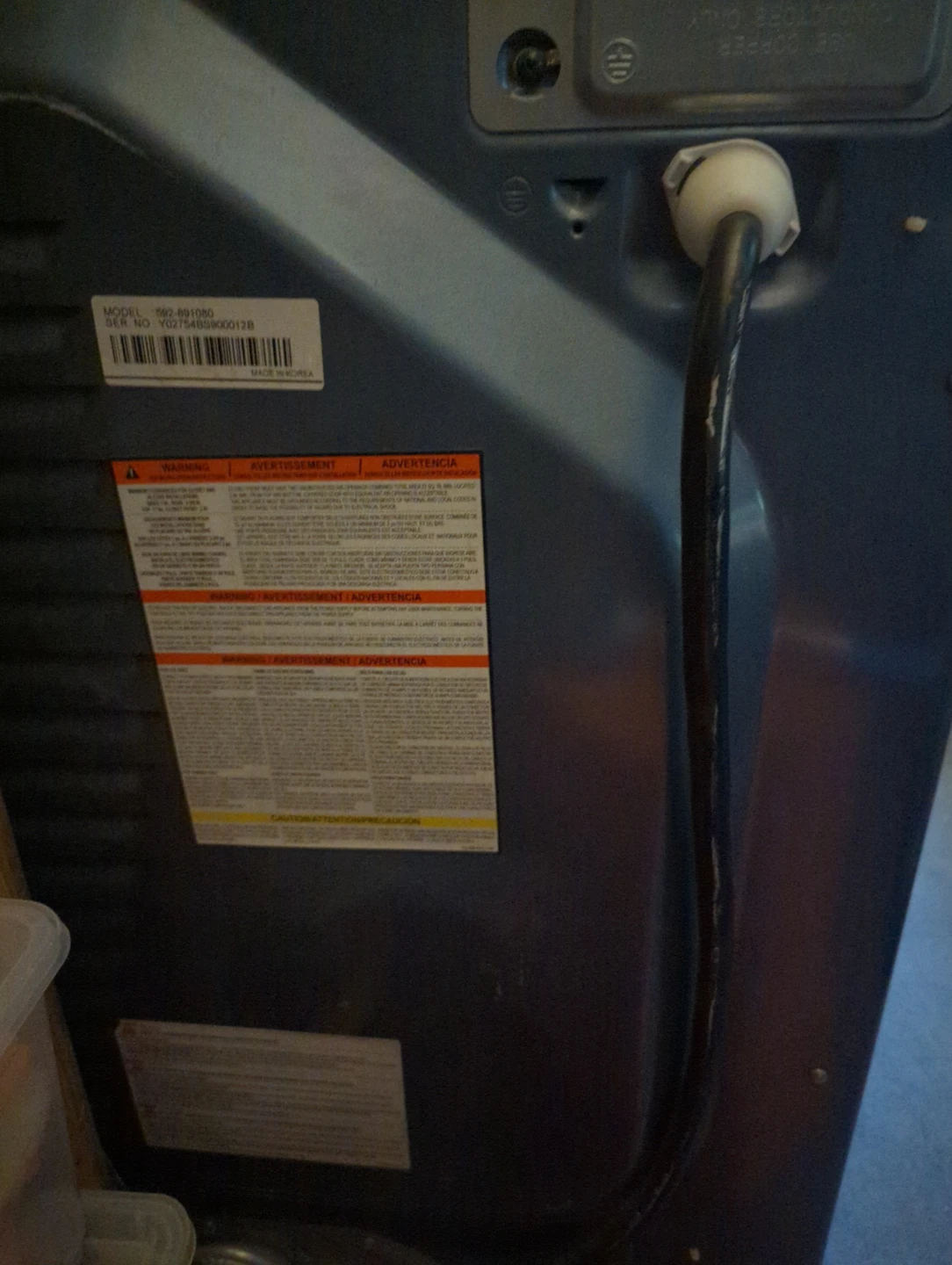Kenmore Dryer - Model 402-891080 - photo 4