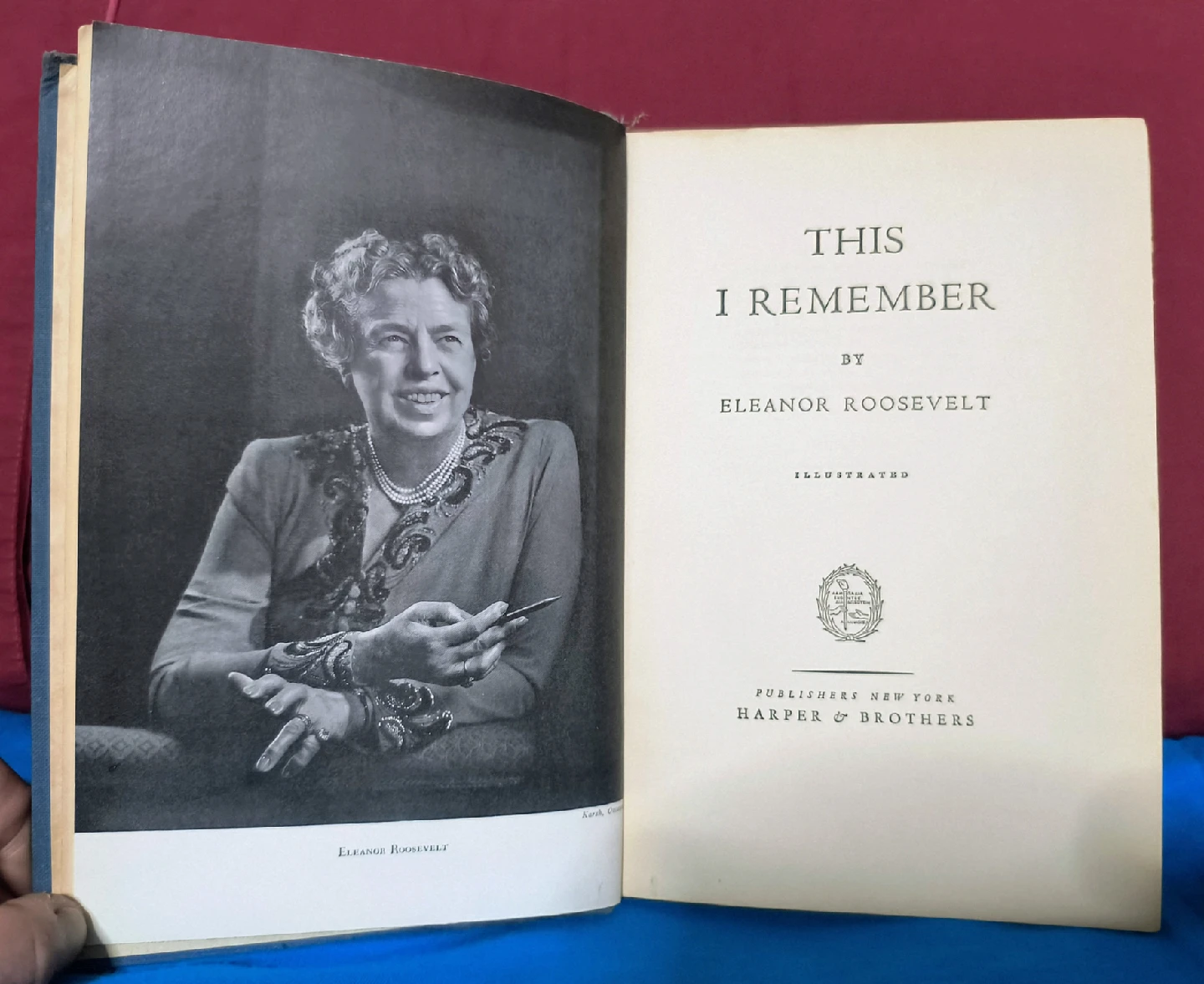 This I Remember by Eleanor Roosevelt *Vintage 1949