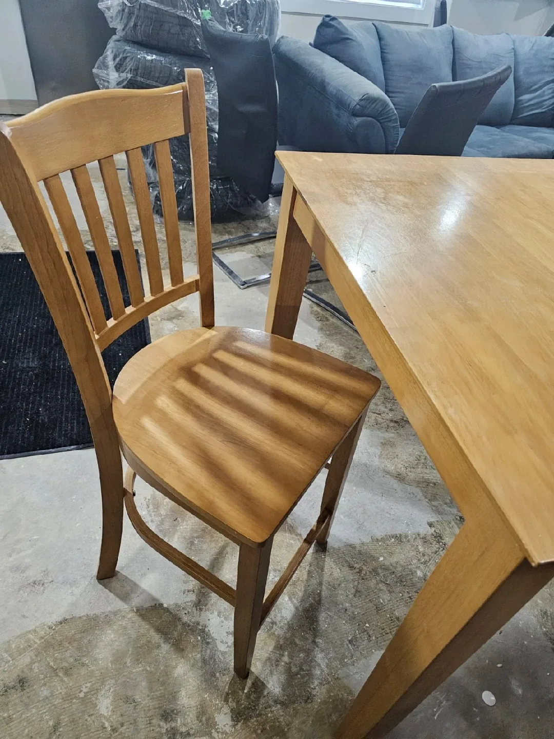Wooden Dining Table with Two Chairs image indicator(3)