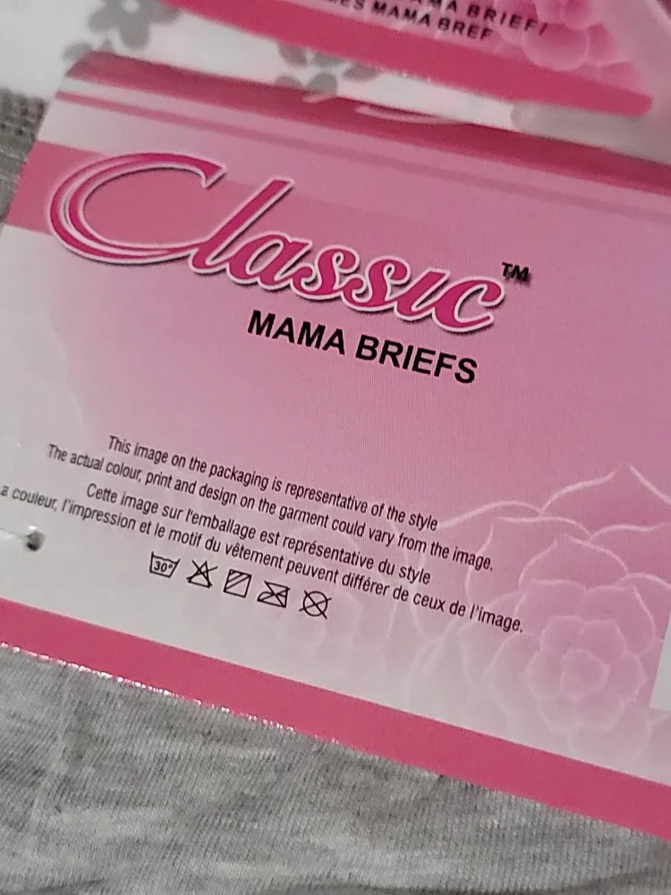 Classic Mama Briefs - Size SM, MED available - 5 Pack image indicator(3)
