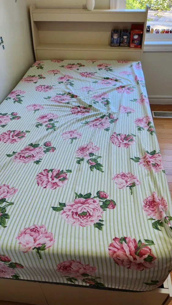 White Single Bed Frame with Storage image indicator(4)