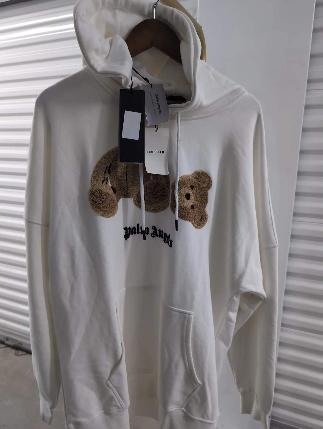 Palm Angels White 'Kill Bear' Hoodie - photo 3