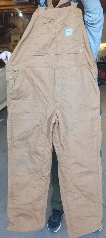 Insulated Carhartt FR bib overalls