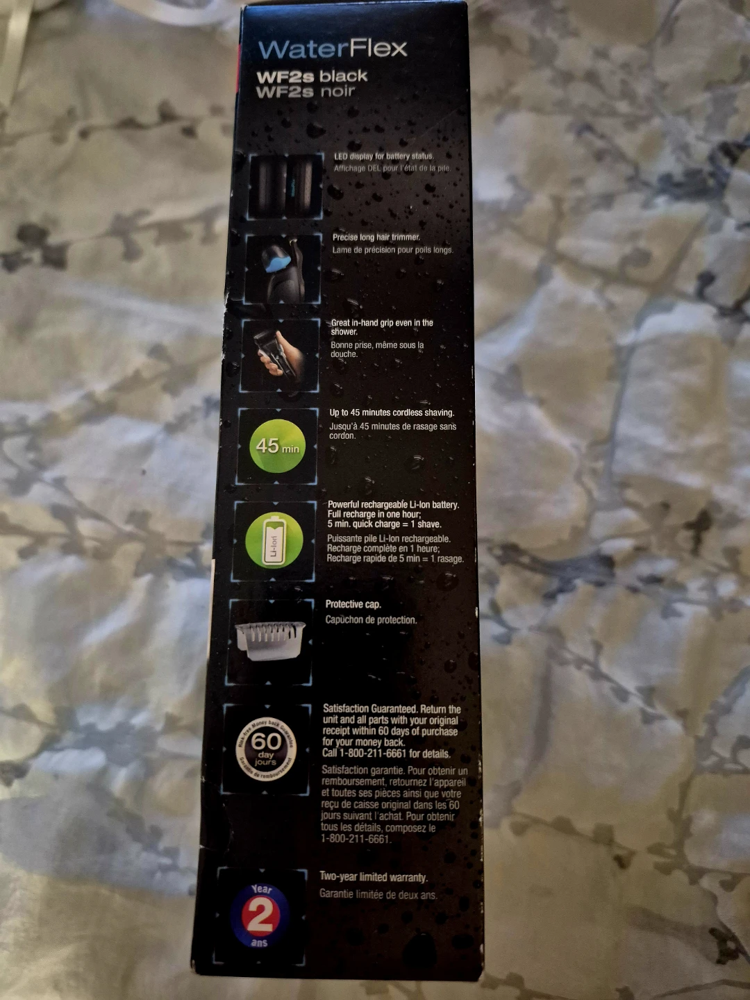 Braun WaterFlex WF2s Black Shaver - New in Box! - photo 2