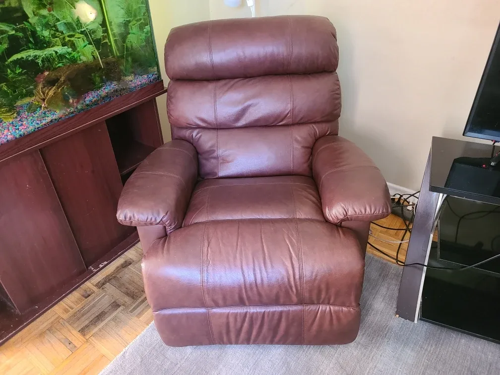 Brown Leather Recliner