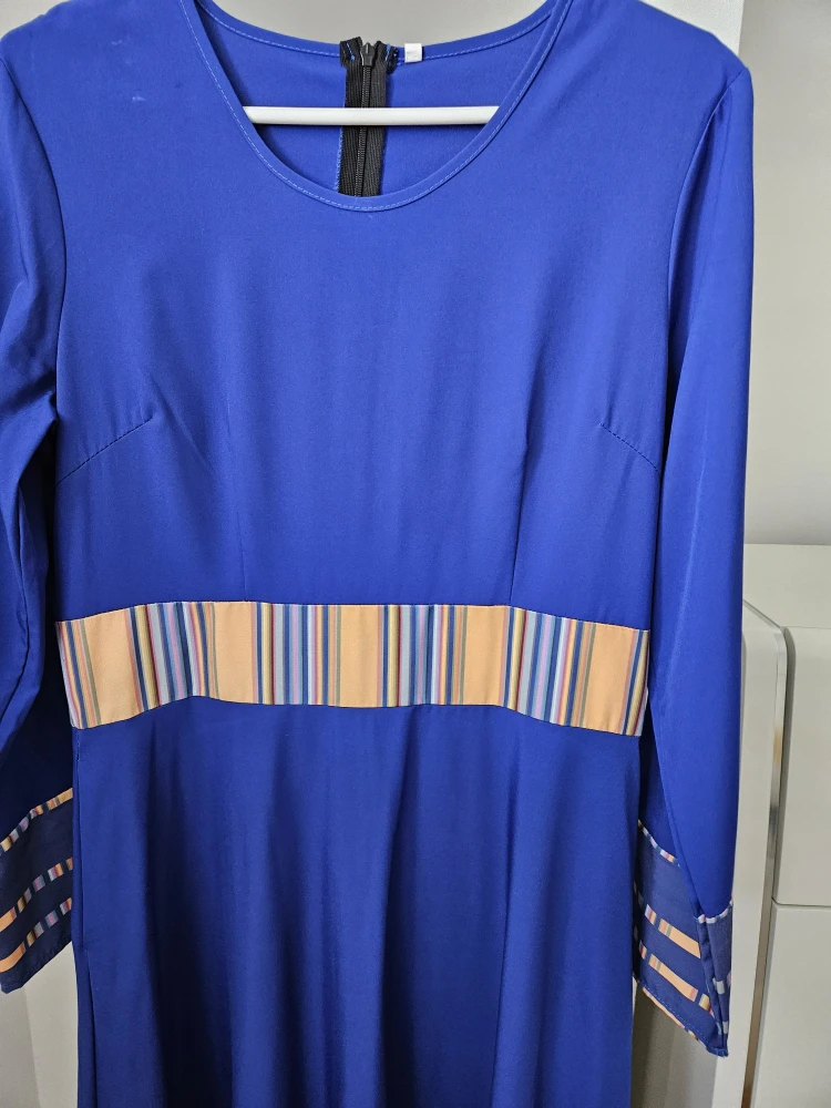 Blue Long Sleeve Dress - Size XL - photo 2