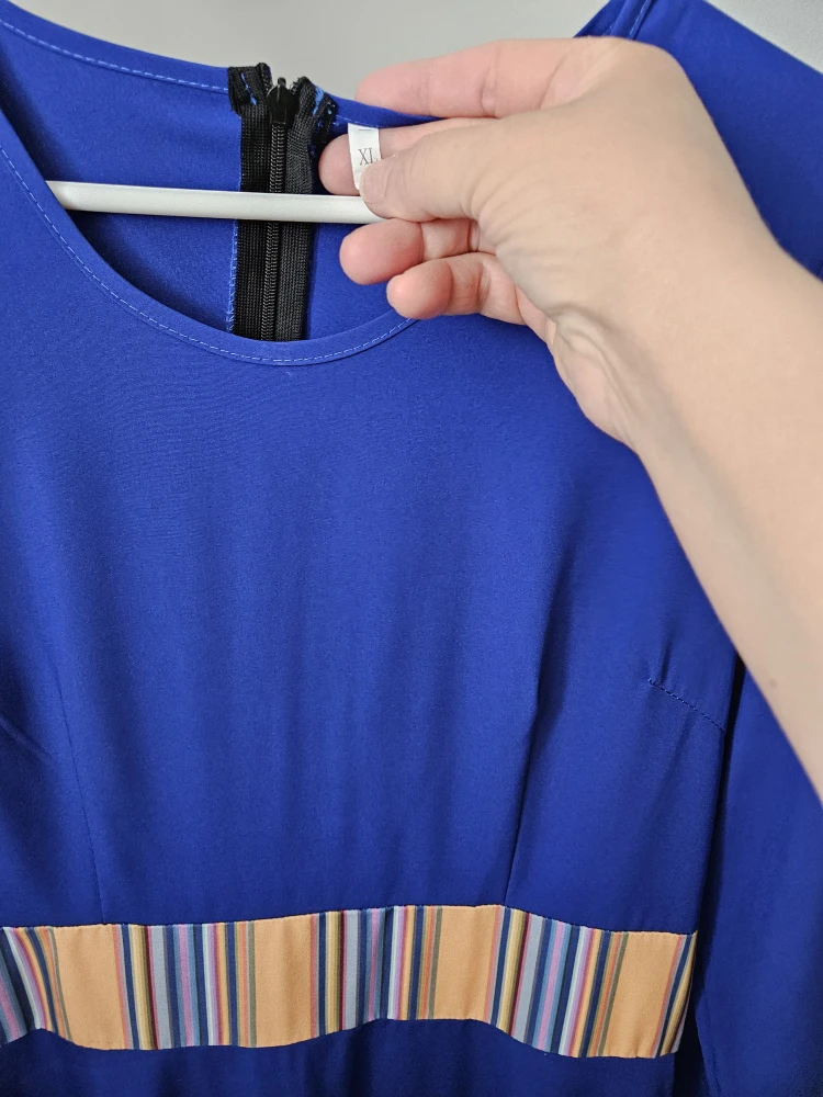 Blue Long Sleeve Dress - Size XL - photo 3