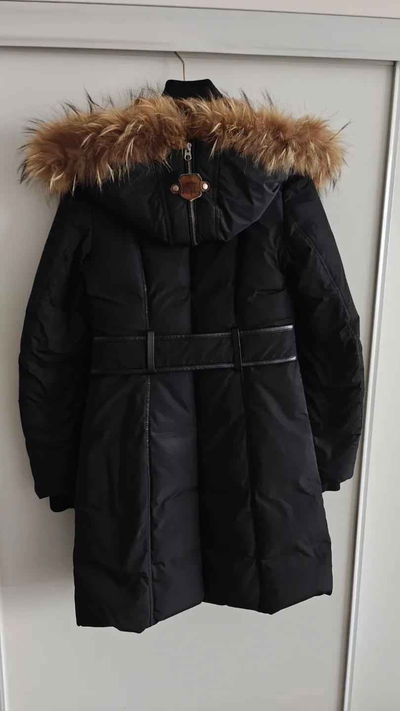 Mackage Trish-F Down Coat, Black (longline) (XS) image indicator(4)