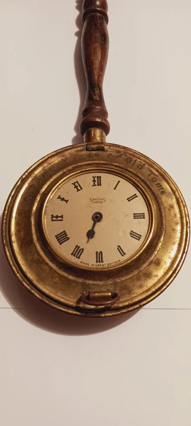 Vintage Smiths Empire London Old Time MiniWall Clock thumbnail