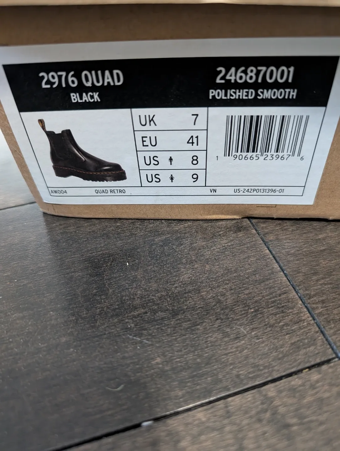 Dr. Martens 2976 Quad Black, US 9 (Women's) image indicator(2)