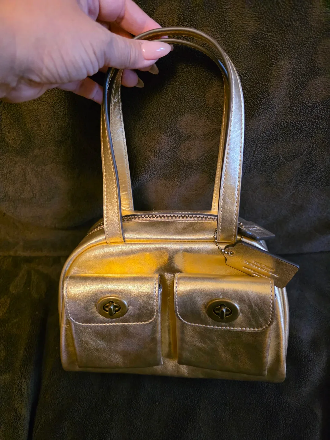 Limited Edition Coach Bag: Twin Turnlock  In Light Gold image indicator(2)