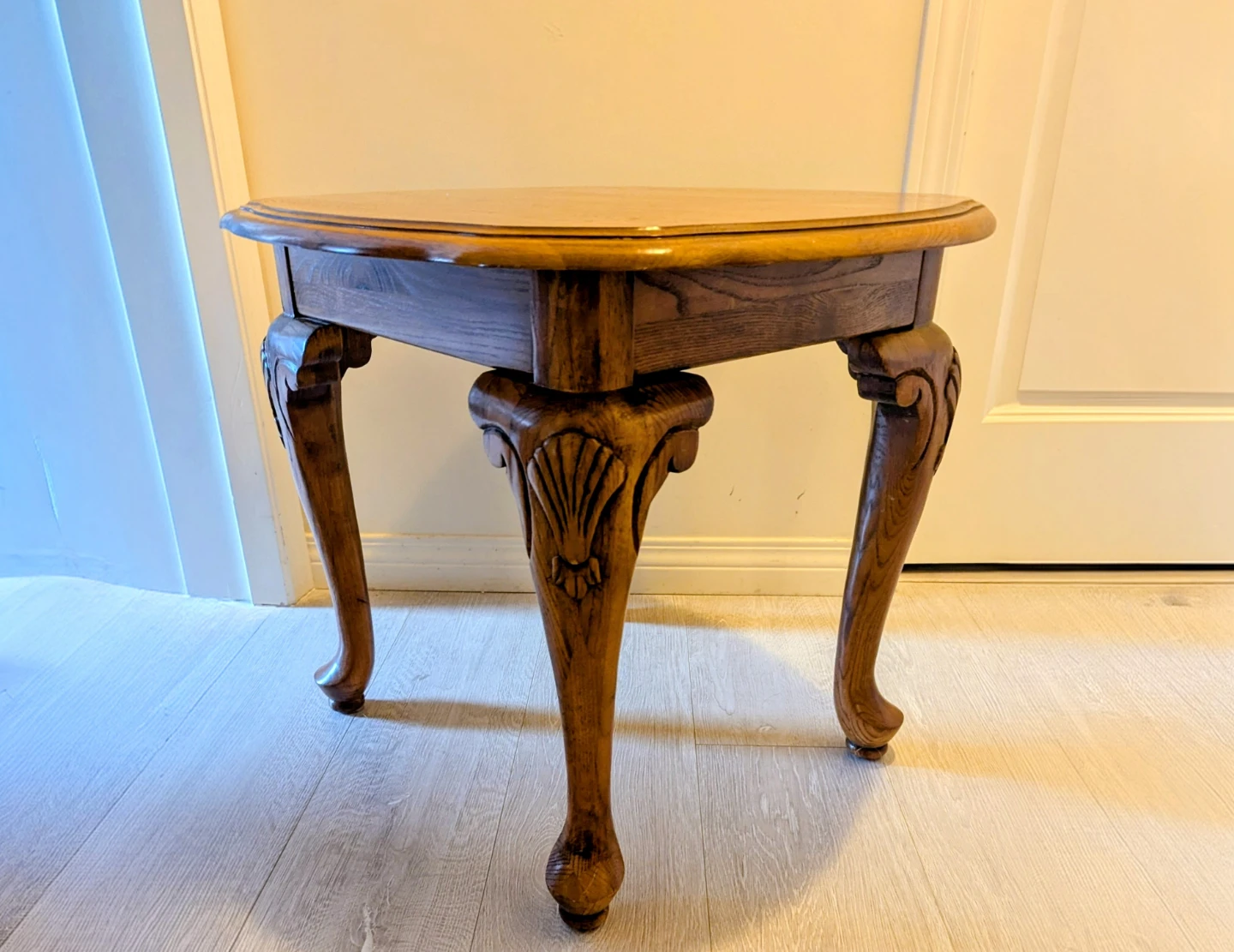 Oak Side Table with Carved Legs 30ea or both for $55 - photo 4